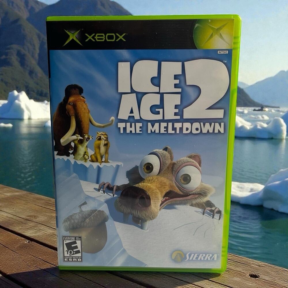 Ice Age 2: The Meltdown Xbox Original OG Video Game‎ Complete CIB Black Label